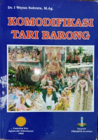 Image of Komodifikasi Tari Barong